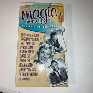 Shout! Factory Magic Moments The Best of '50s Pop 4-CD Set Beige Blue